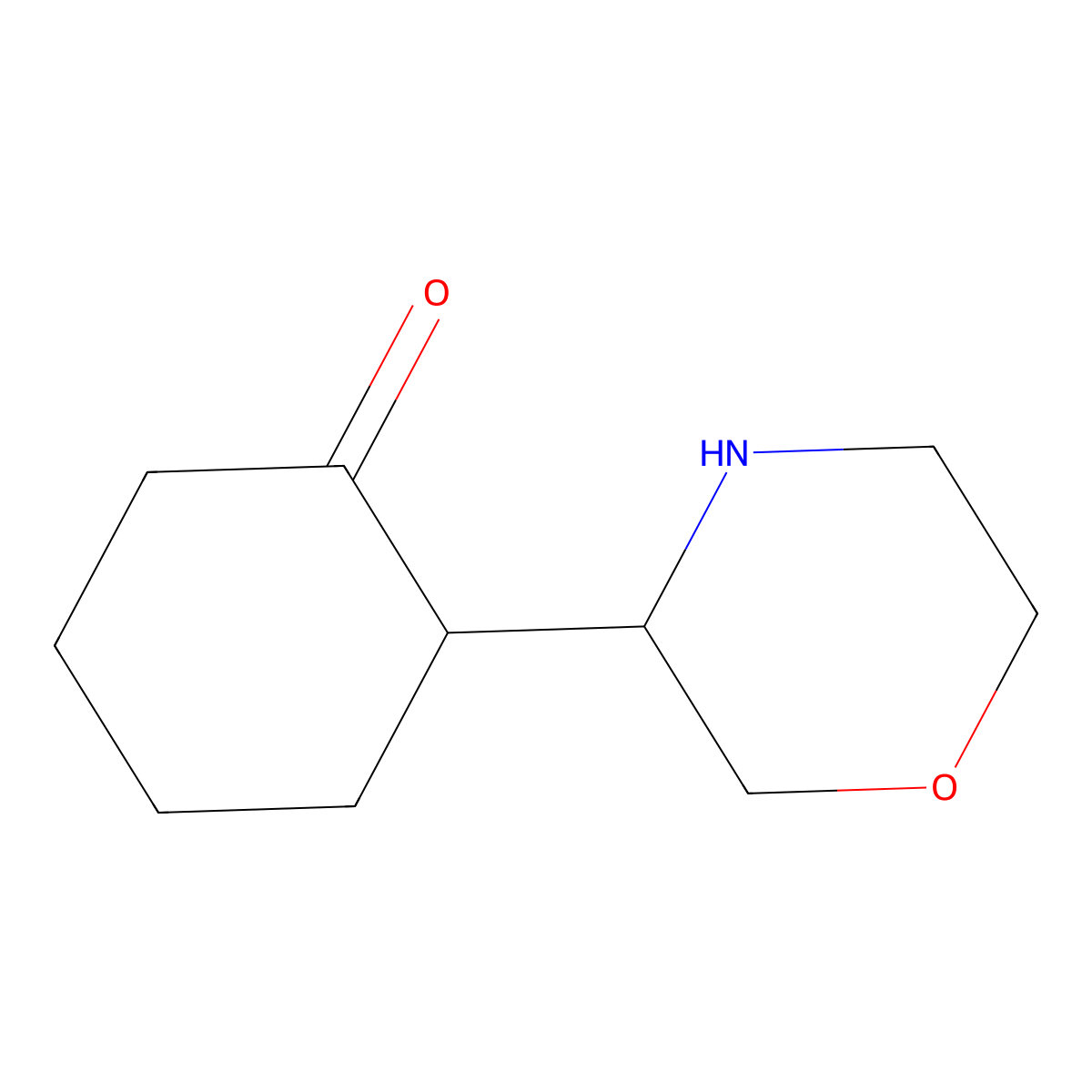 2-(Morpholin-3-yl)cyclohexan-1-one molecular structure, CAS 1423117-60-5
