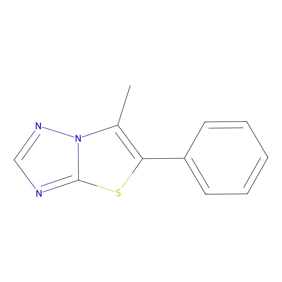 6-Methyl-5-phenylthiazolo[3,2-B][1,2,4]triazole molecular structure, CAS 1423121-02-1