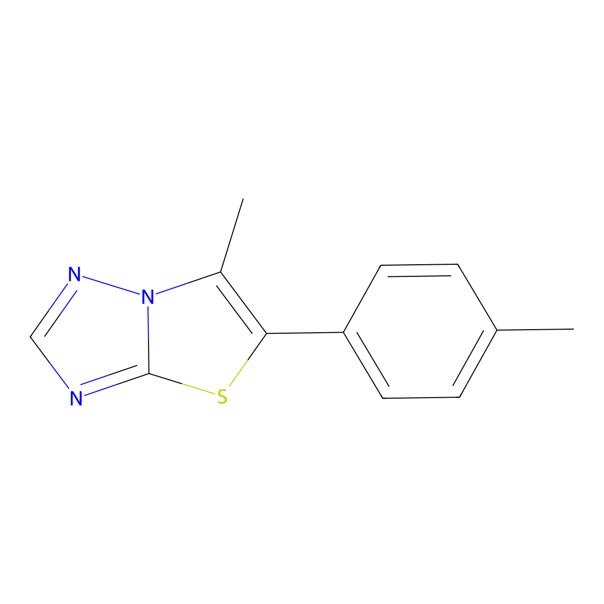 6-Methyl-5-(P-tolyl)thiazolo[3,2-B][1,2,4]triazole molecular structure, CAS 1423121-06-5