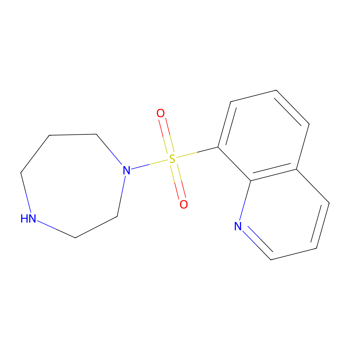8-(1,4-Diazepan-1-ylsulfonyl)quinoline molecular structure, CAS 1423155-03-6