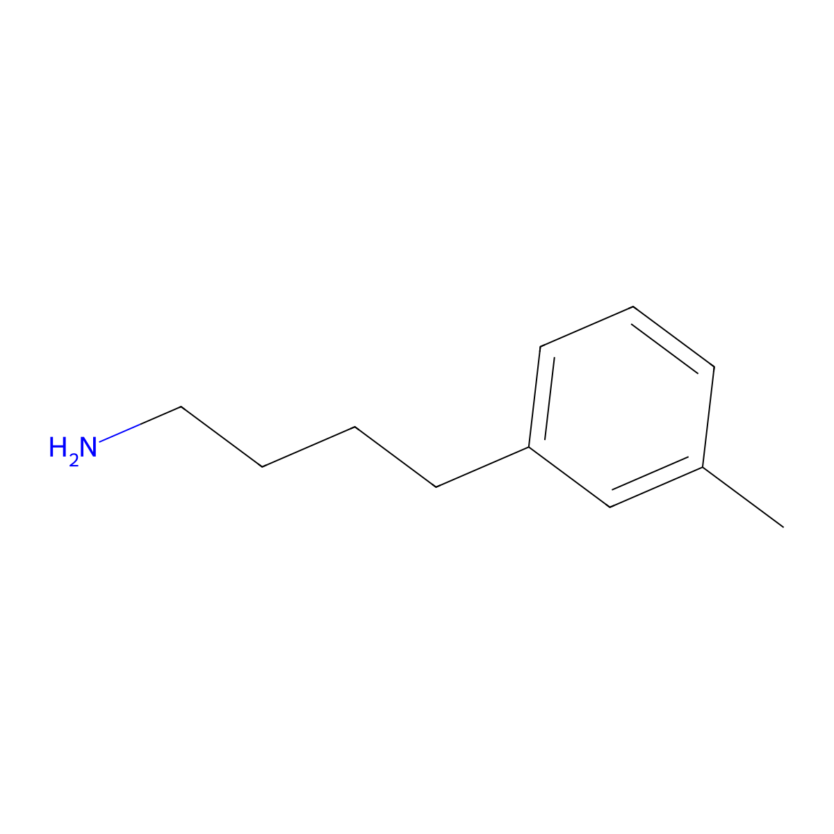 3-Methyl-benzenebutanamine molecular structure, CAS 142332-65-8