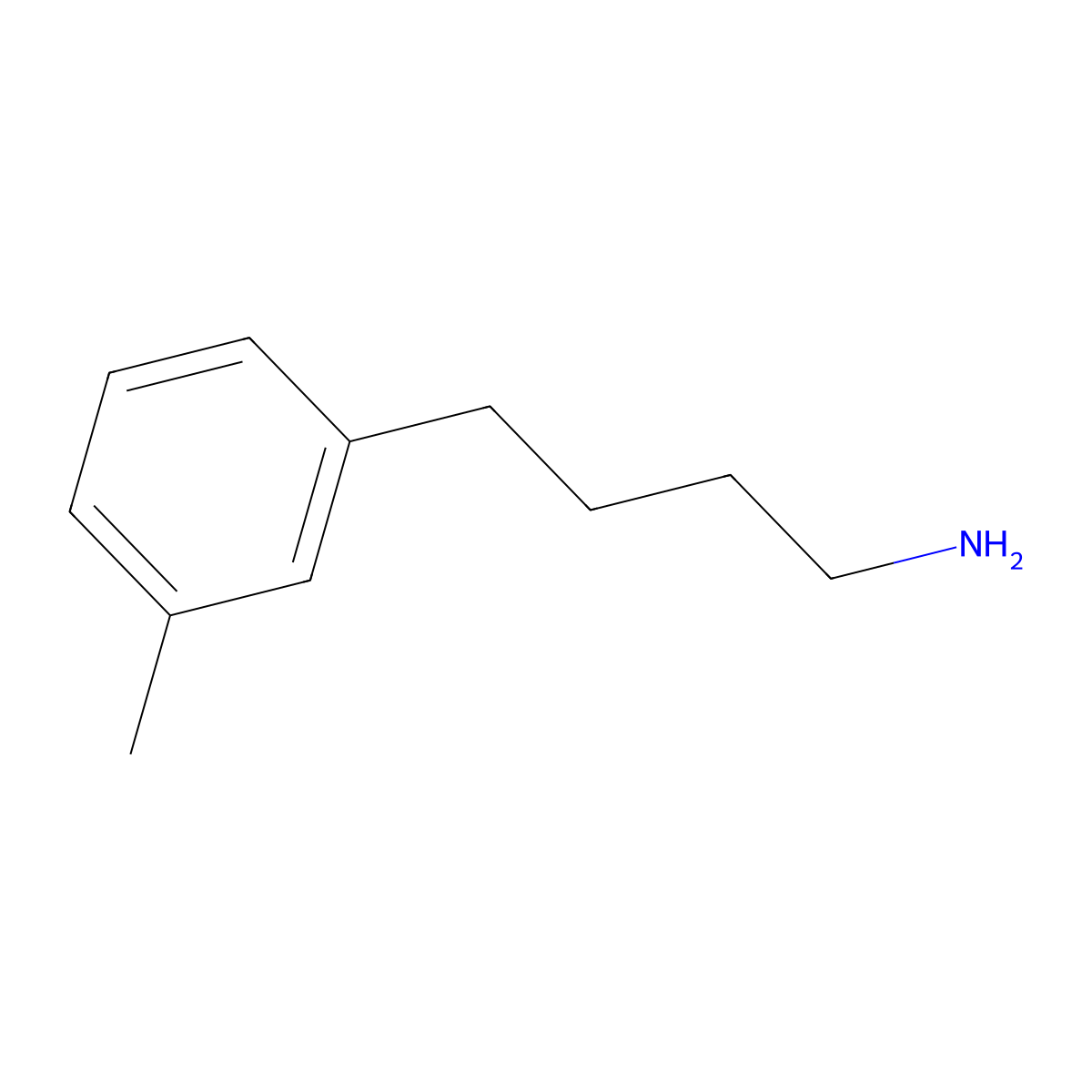 3-Methyl-benzenebutanamine molecular structure, CAS 142332-65-8