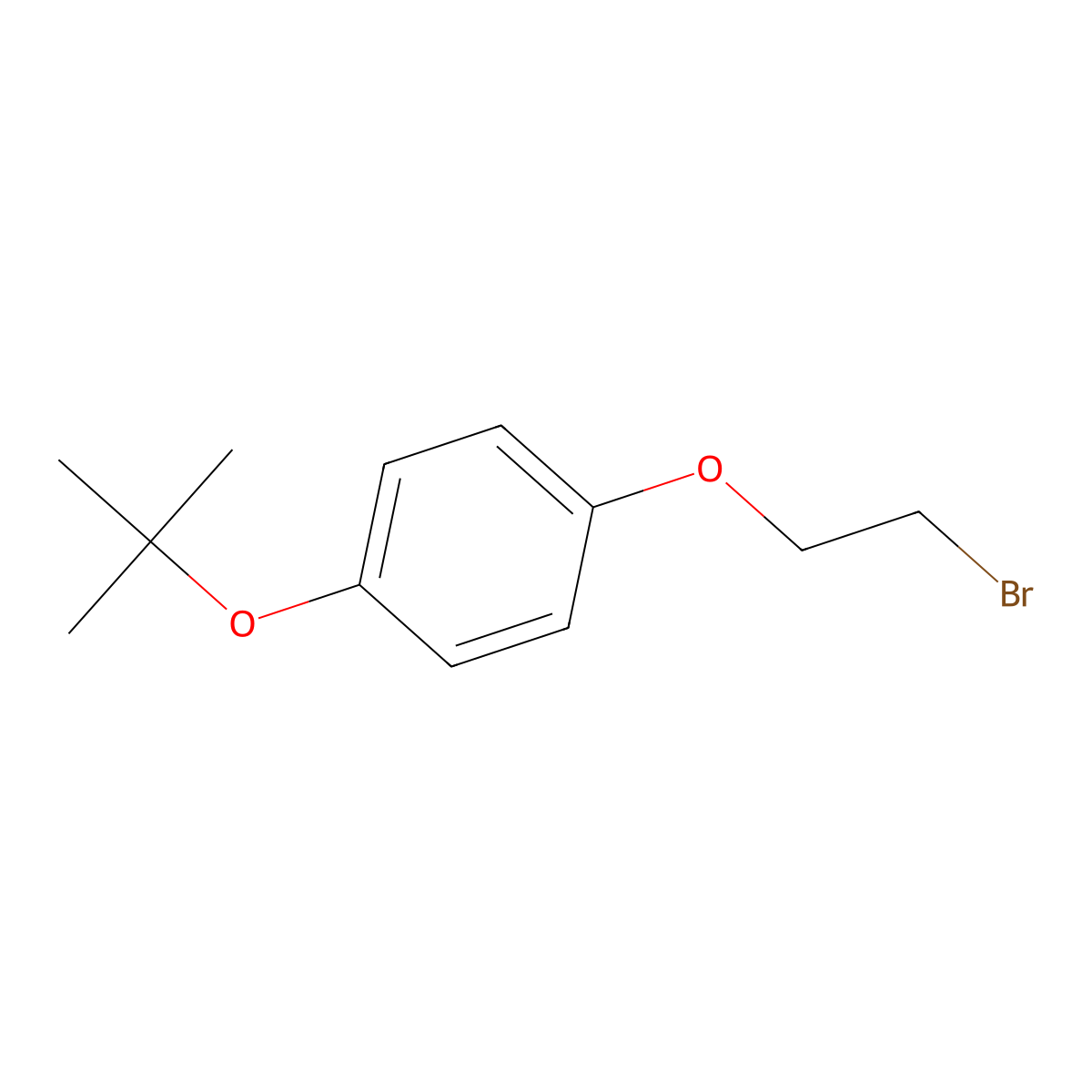 1-(2-Bromoethoxy)-4-(tert-butoxy)benzene molecular structure, CAS 142346-91-6