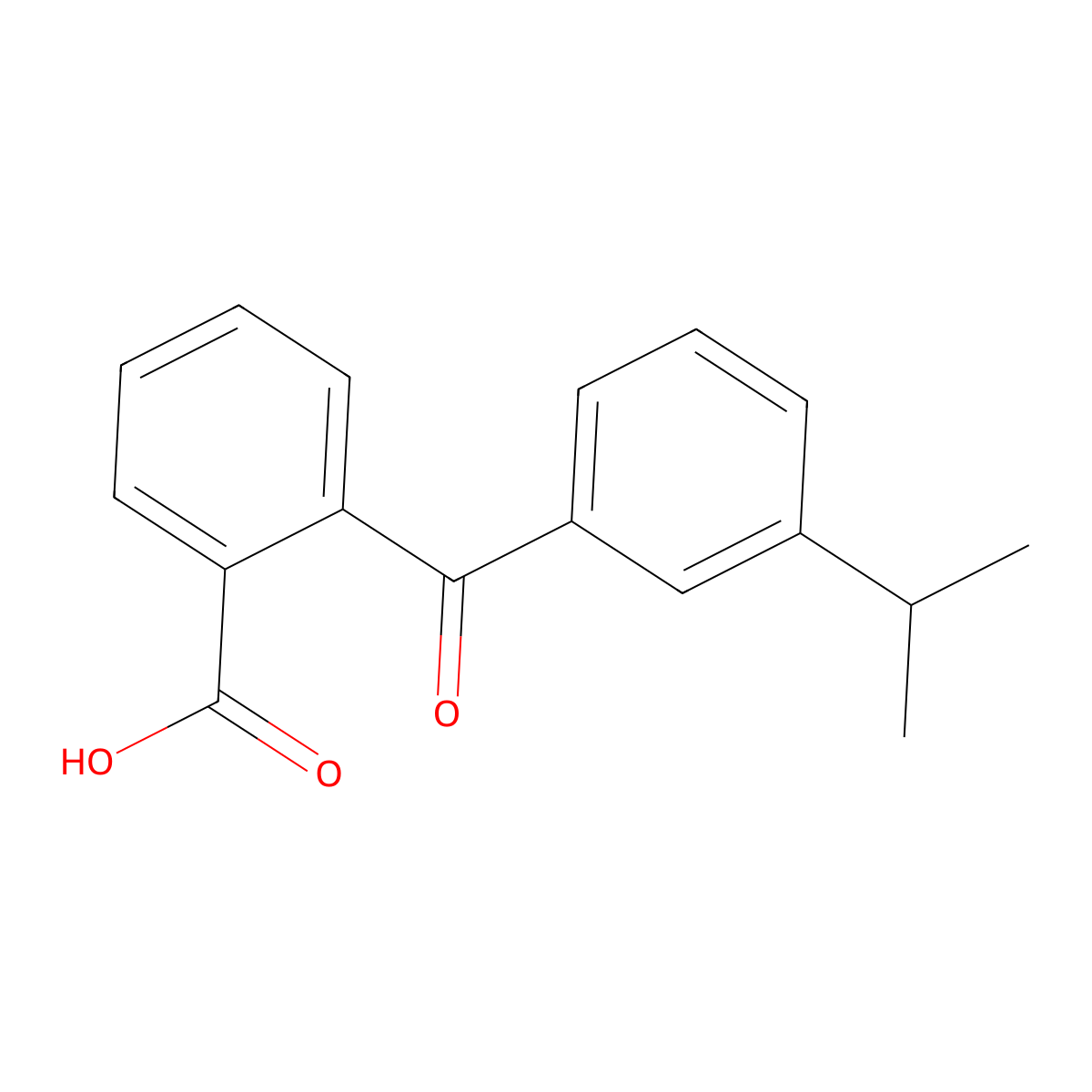 2-(3-Isopropylbenzoyl)benzoic acid molecular structure, CAS 142354-71-0