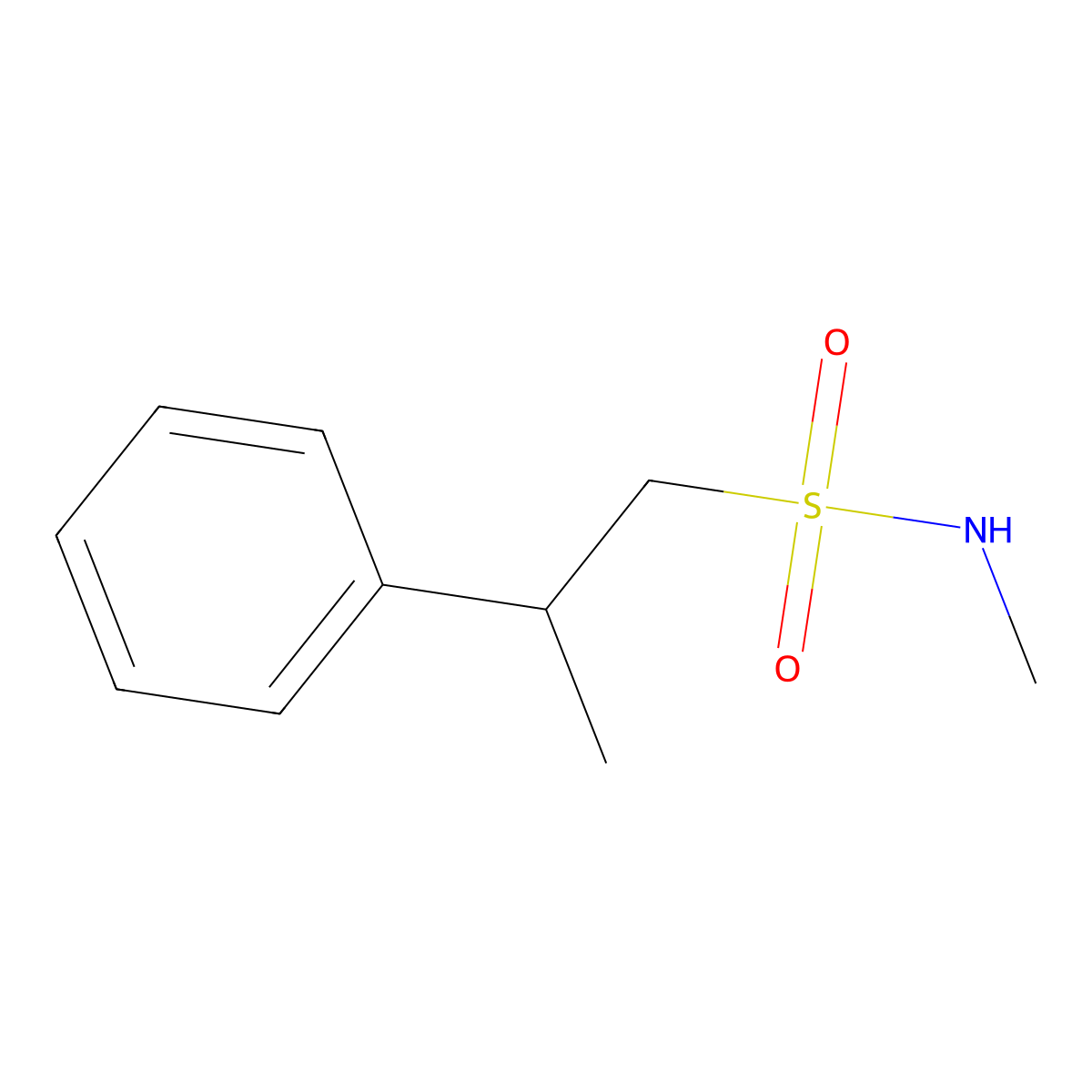 N-Methyl-2-phenylpropane-1-sulfonamide molecular structure, CAS 1423791-96-1
