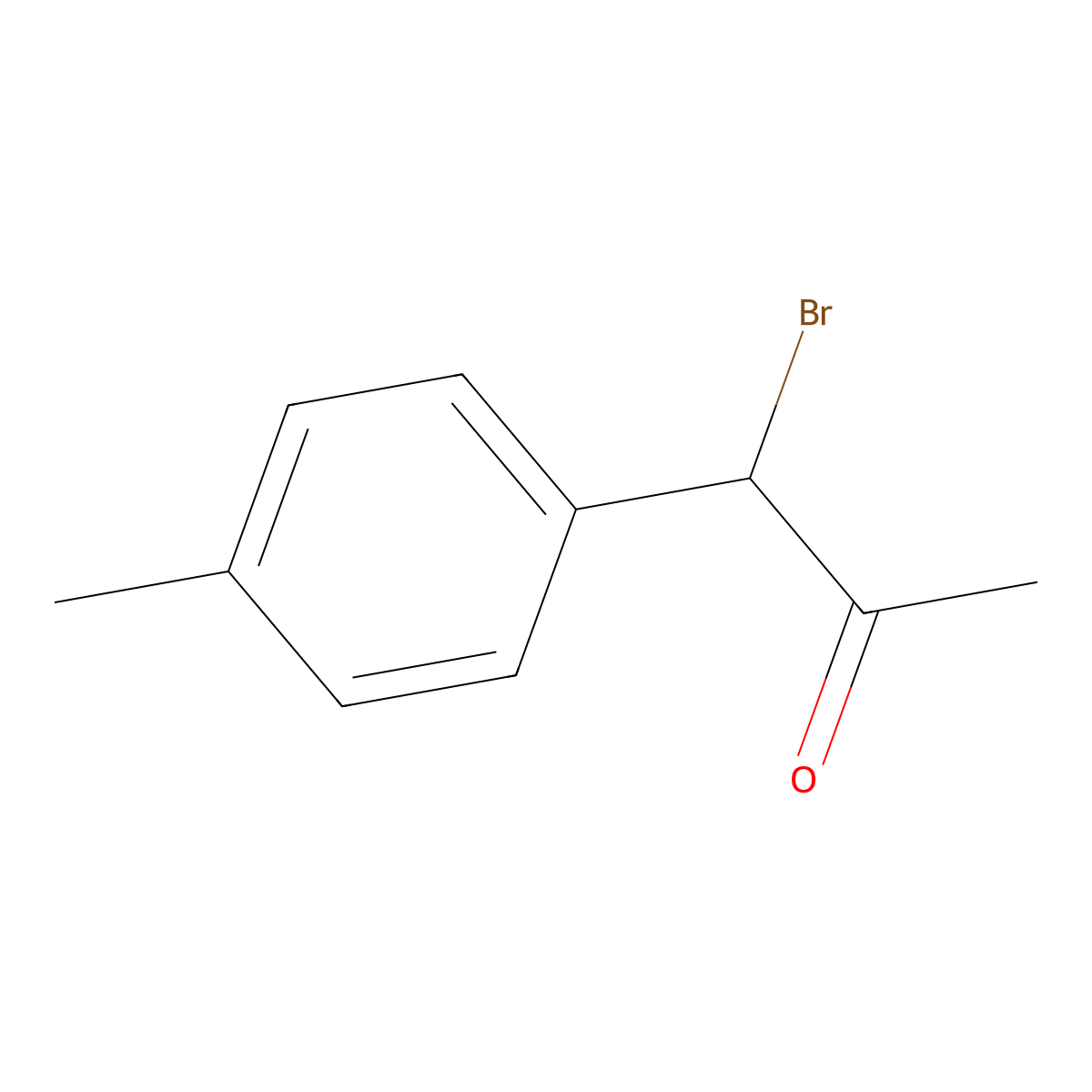 1-Bromo-1-(4-methylphenyl)propan-2-one molecular structure, CAS 142438-05-9