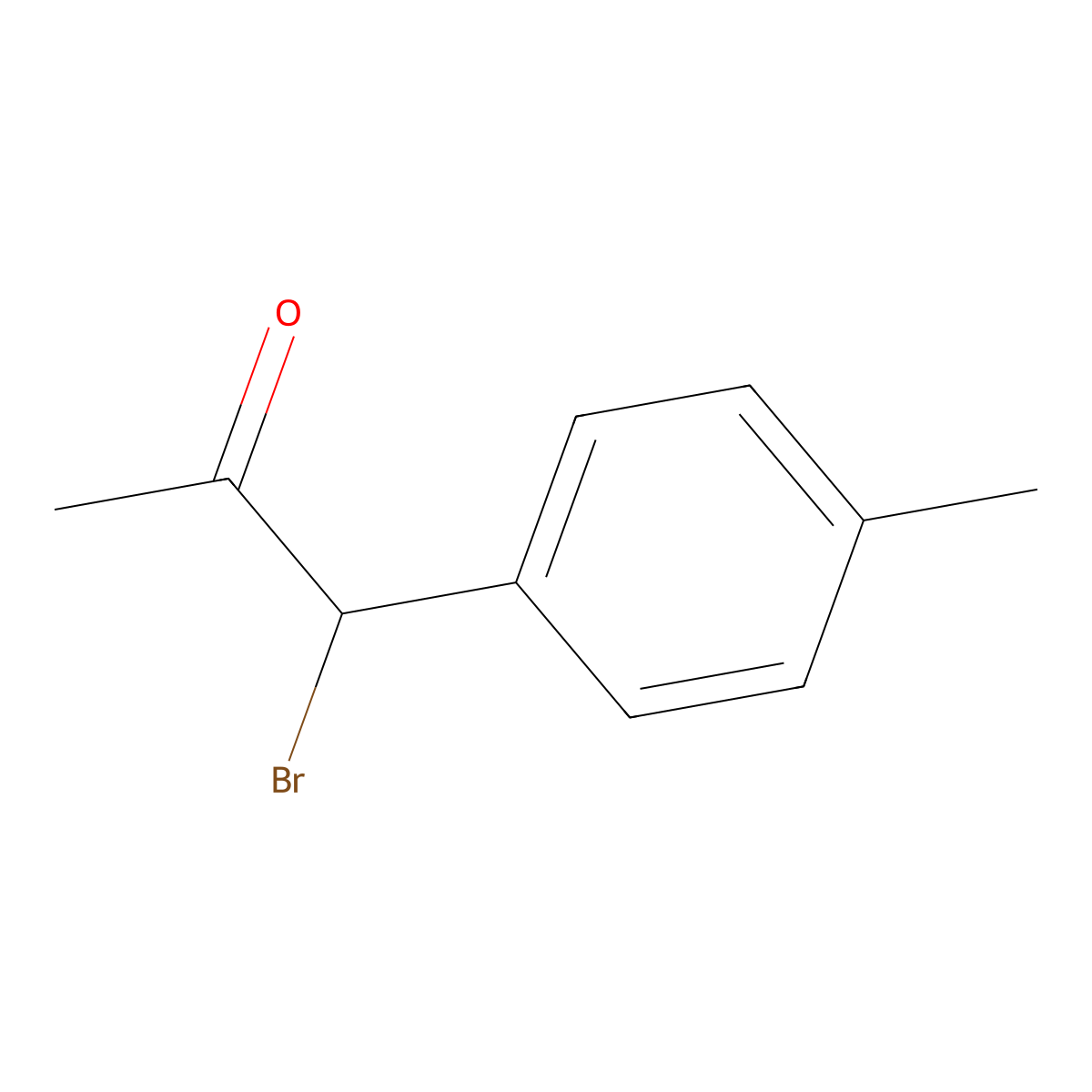 1-Bromo-1-(4-methylphenyl)propan-2-one molecular structure, CAS 142438-05-9