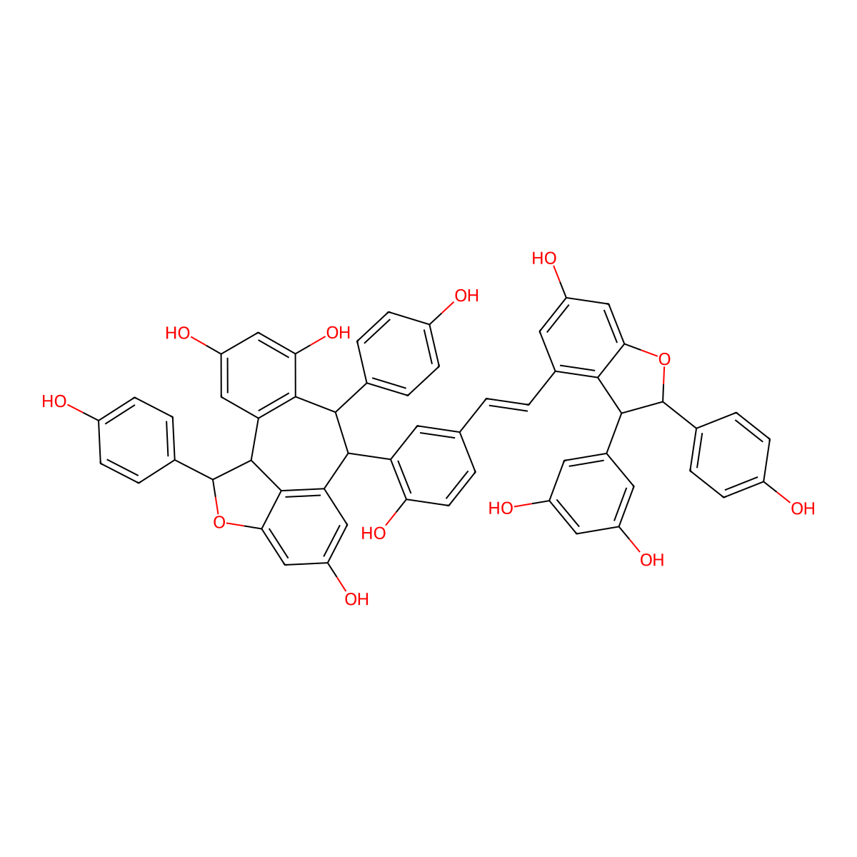 Vitisin A molecular structure, CAS 142449-89-6