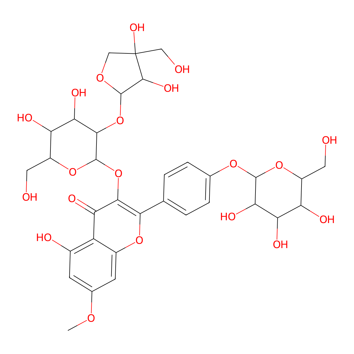 Complanatoside B molecular structure, CAS 142473-99-2