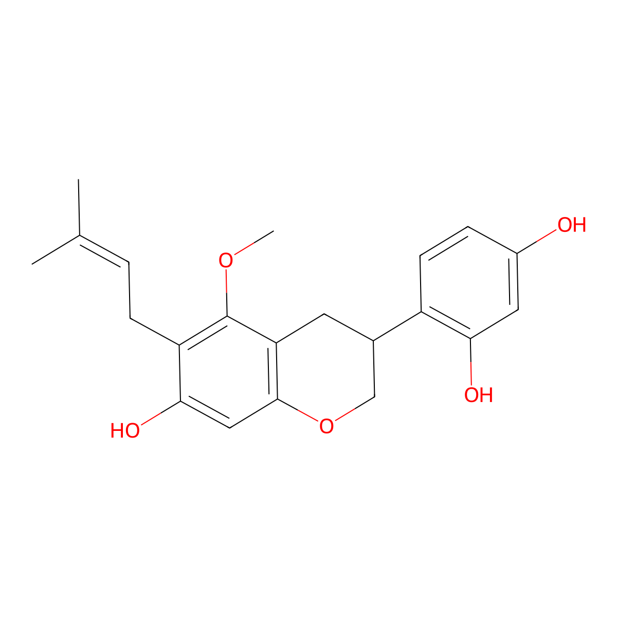 Glyasperin C molecular structure, CAS 142474-53-1