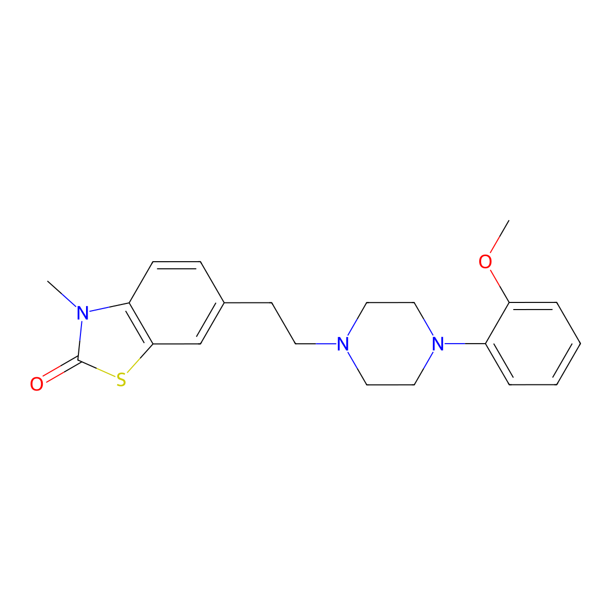 5-HT1A modulator 1 molecular structure, CAS 142477-34-7