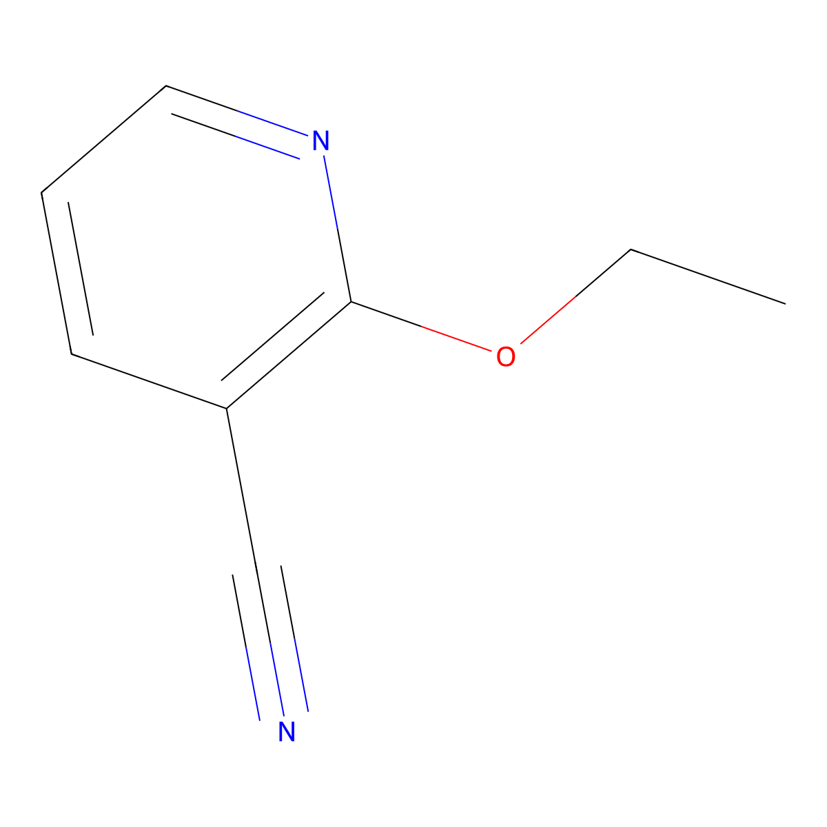 2-Ethoxypyridine-3-carbonitrile molecular structure, CAS 14248-71-6