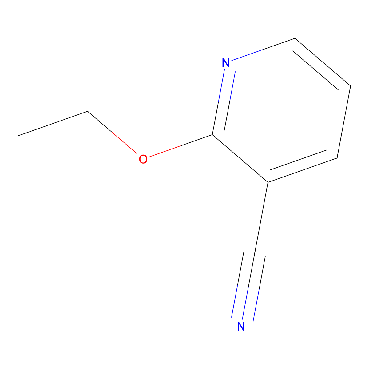 2-Ethoxypyridine-3-carbonitrile molecular structure, CAS 14248-71-6