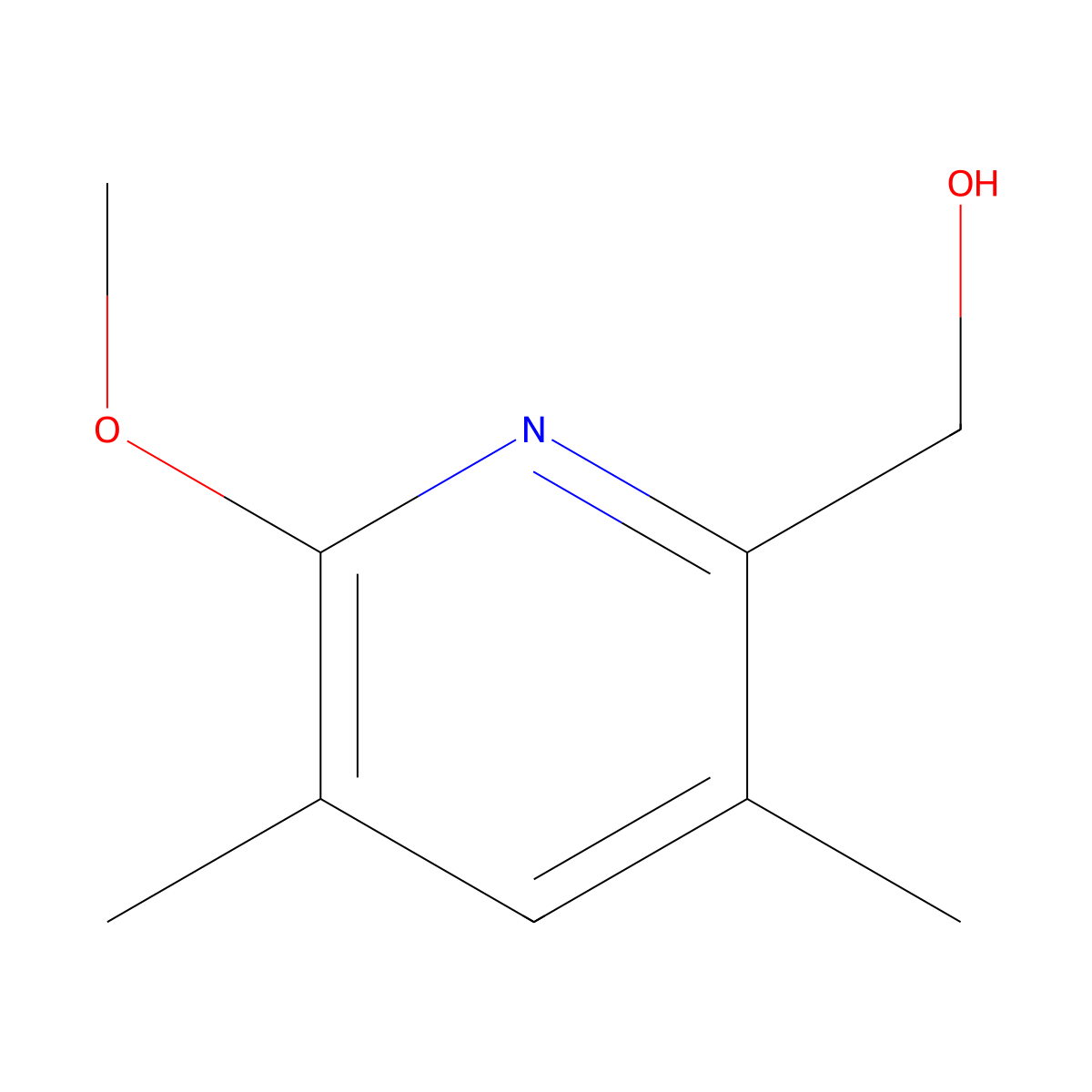 (6-Methoxy-3,5-dimethylpyridin-2-yl)methanol molecular structure, CAS 1424857-83-9