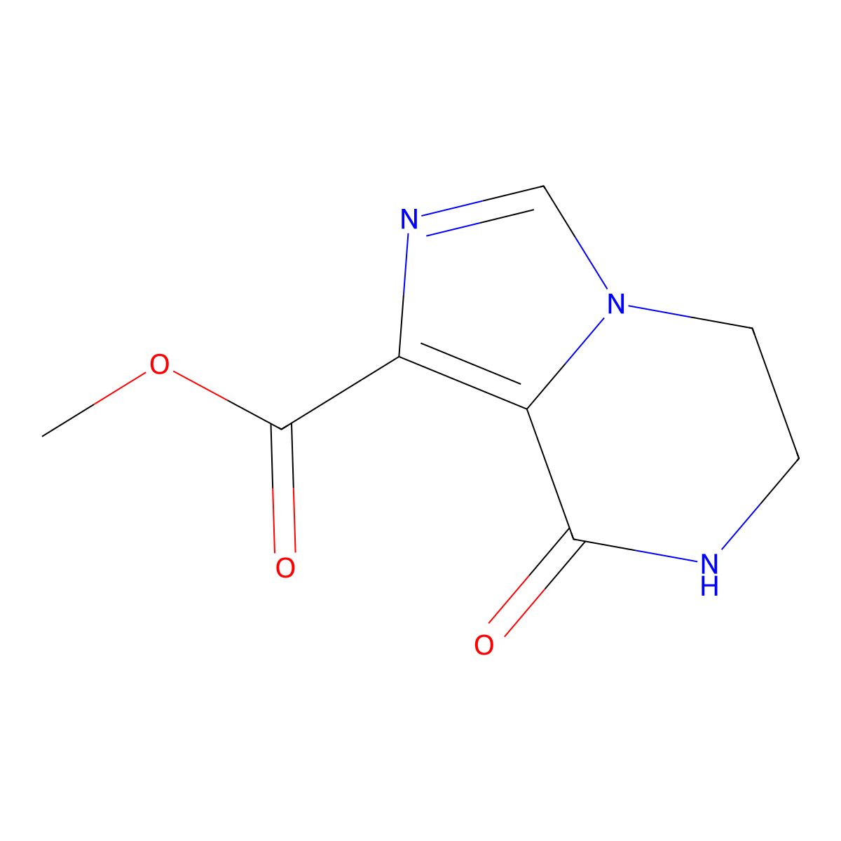 Methyl 8-oxo-5,6,7,8-tetrahydroimidazo[1,5-a]pyrazine-1-carboxylate molecular structure, CAS 1424939-61-6