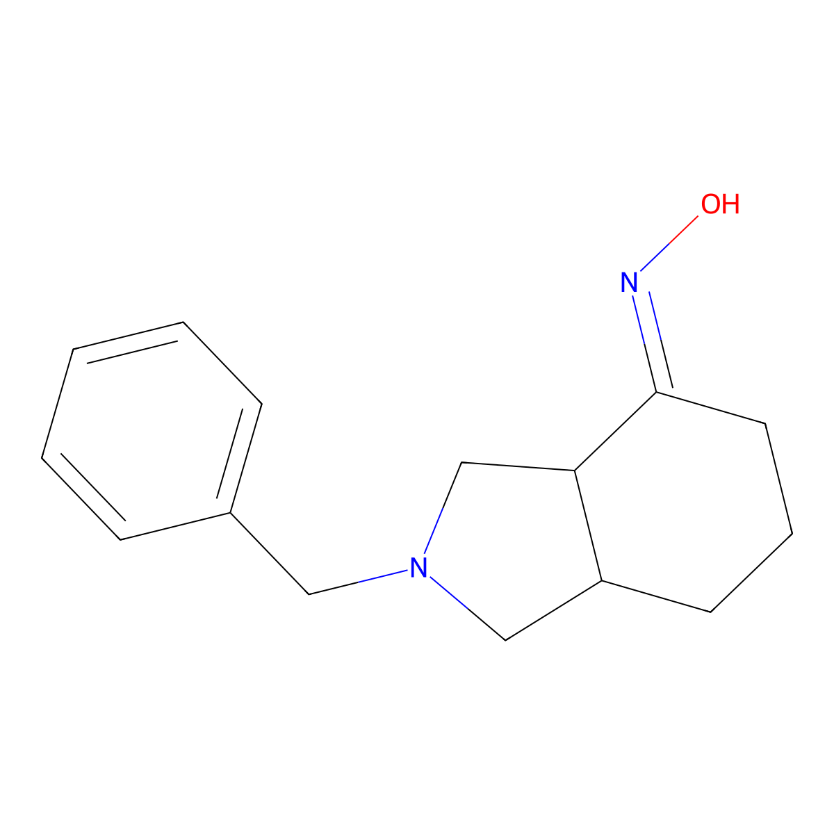 N-(2-benzyl-octahydro-1H-isoindol-4-ylidene)hydroxylamine molecular structure, CAS 1424943-63-4