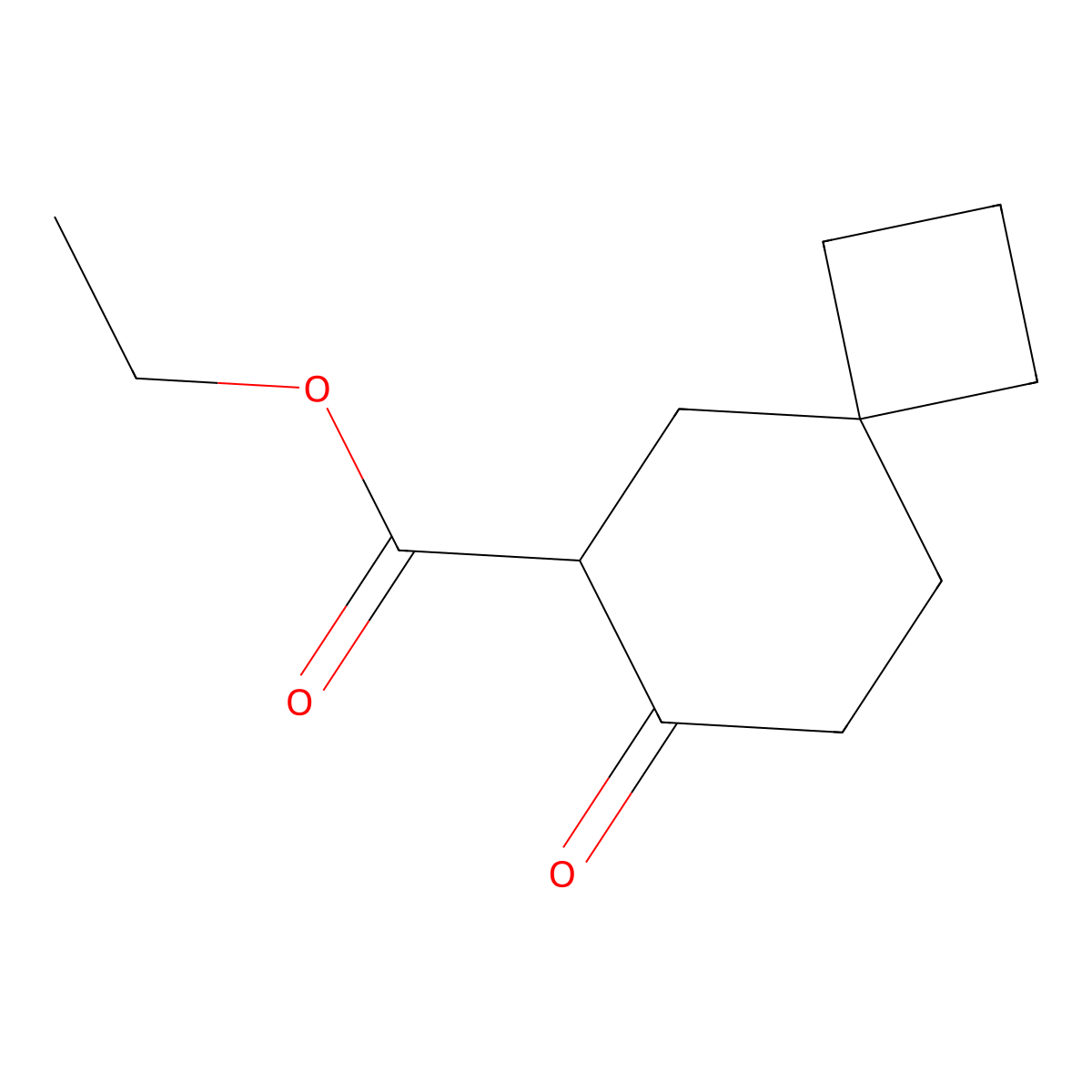 Ethyl 7-oxospiro[3.5]nonane-6-carboxylate molecular structure, CAS 1424995-17-4