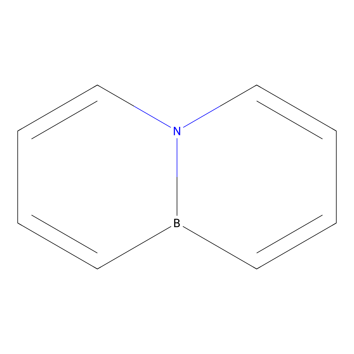 10,9-Borazaronaphthalene molecular structure, CAS 1425-58-7