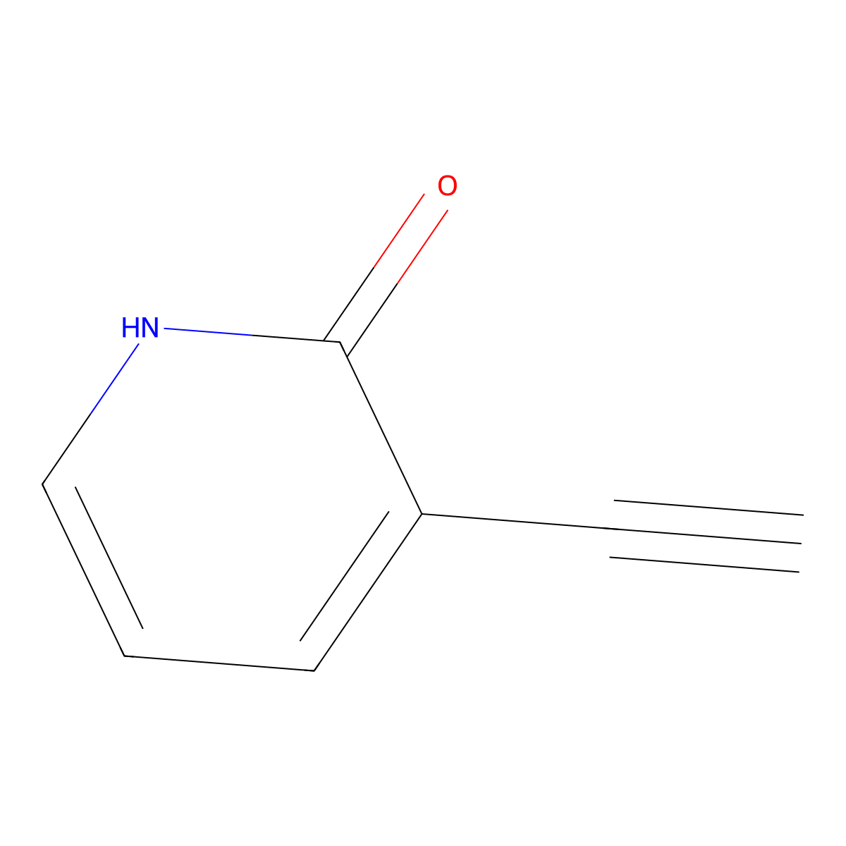 3-Ethynylpyridin-2-ol molecular structure, CAS 142502-88-3