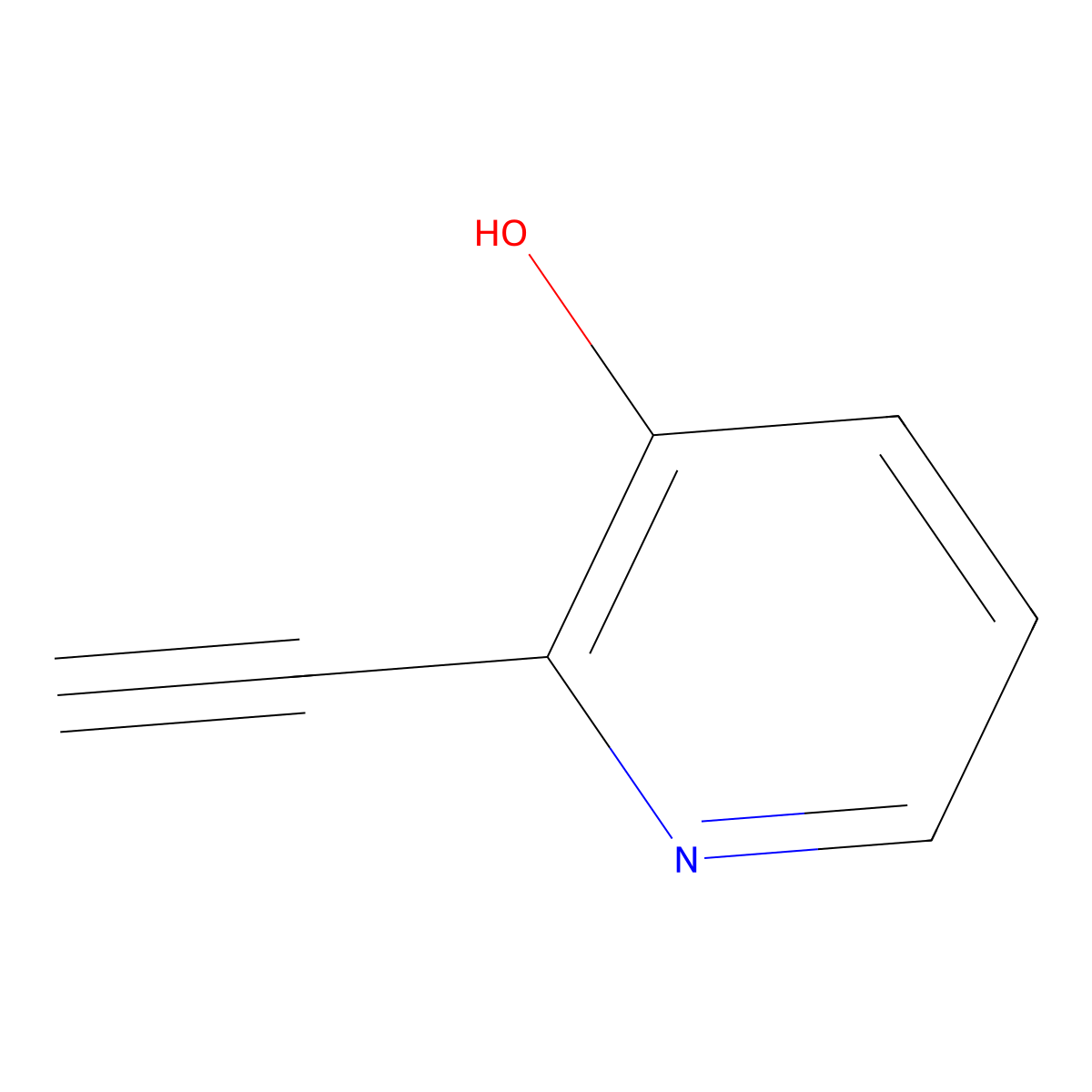 2-Ethynylpyridin-3-ol molecular structure, CAS 142503-05-7
