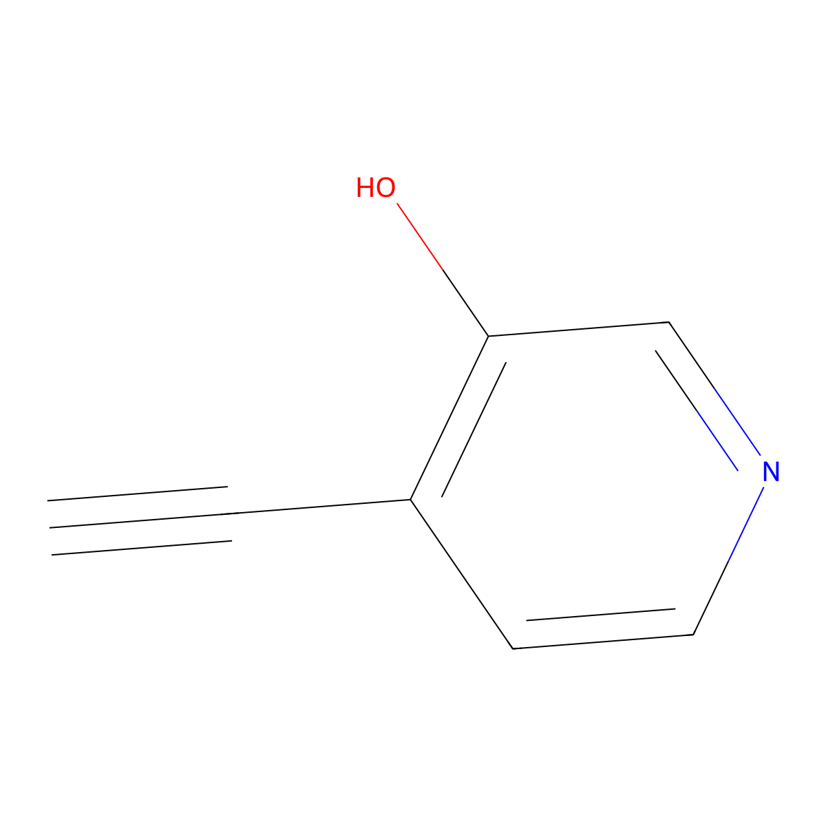 4-Ethynylpyridin-3-ol molecular structure, CAS 142503-06-8