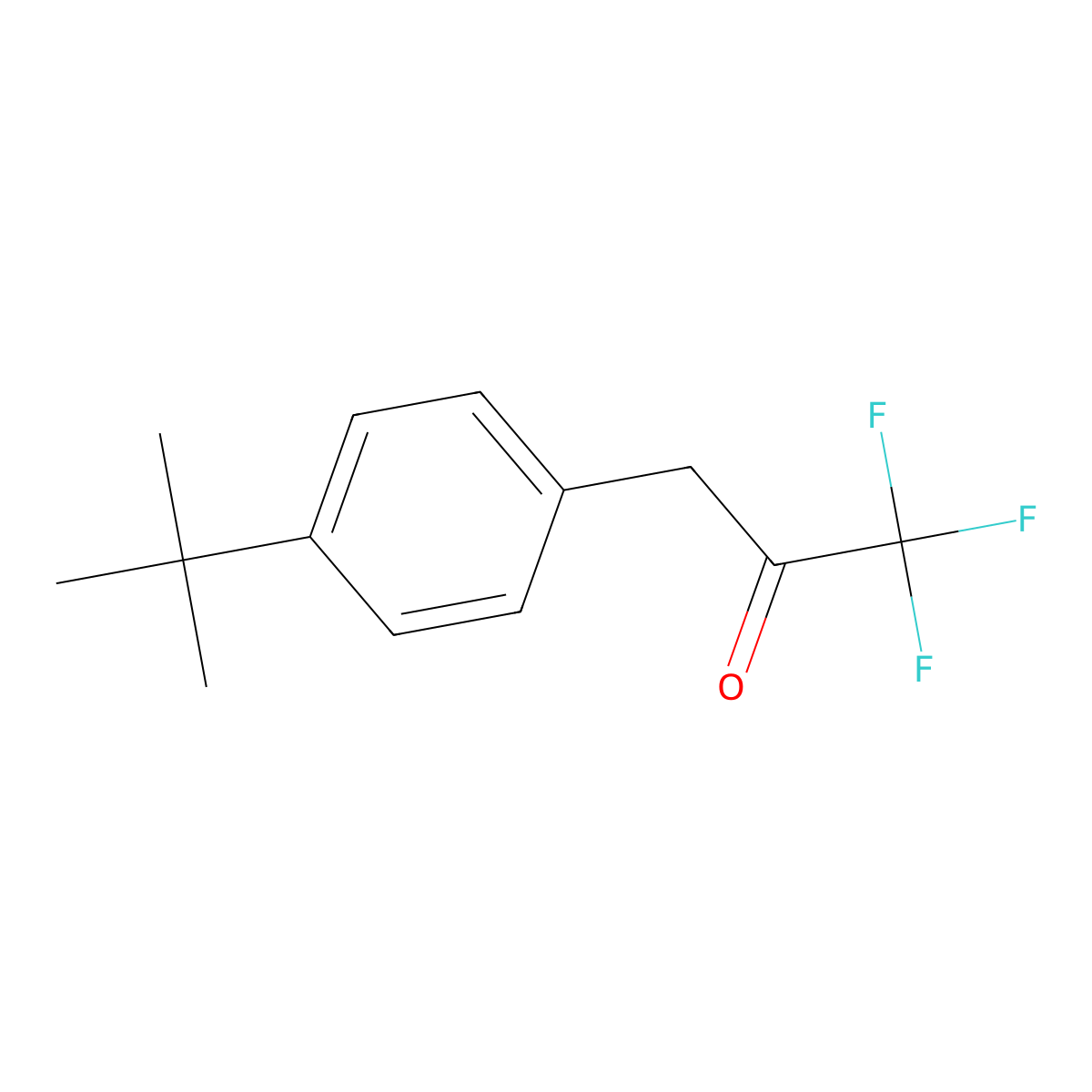 3-(4-Tert-butylphenyl)-1,1,1-trifluoro-2-propanone molecular structure, CAS 142505-28-0