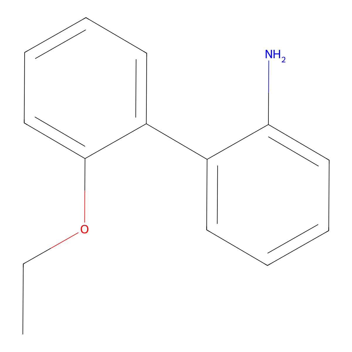 2'-Ethoxy-biphenyl-2-ylamine molecular structure, CAS 142505-62-2