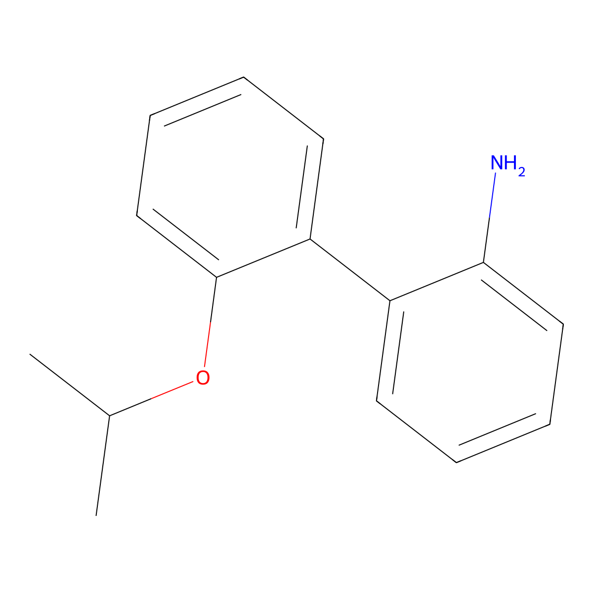 2'-Isopropoxy-[1,1'-biphenyl]-2-amine molecular structure, CAS 142505-64-4
