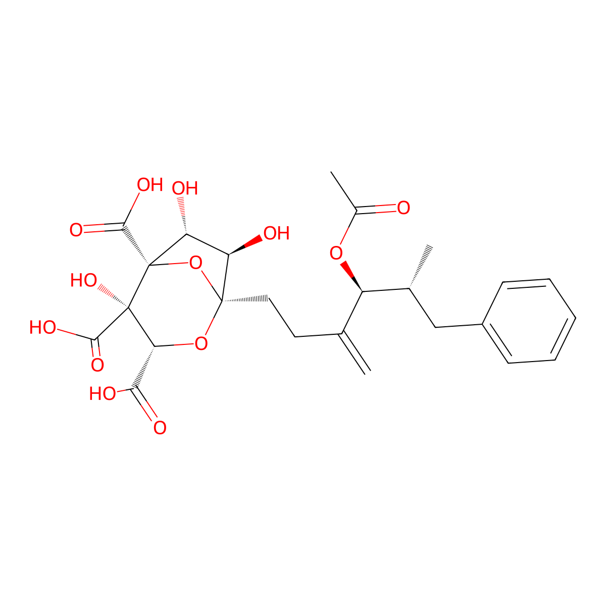 Squalestatin 3 molecular structure, CAS 142505-92-8