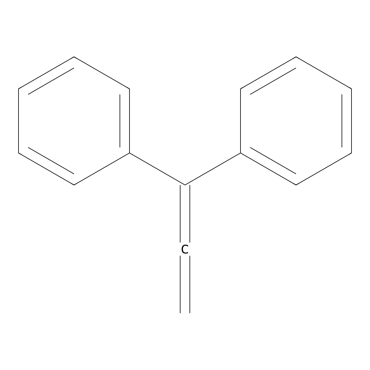 (1-Phenyl-1,2-propadienyl)benzene molecular structure, CAS 14251-57-1