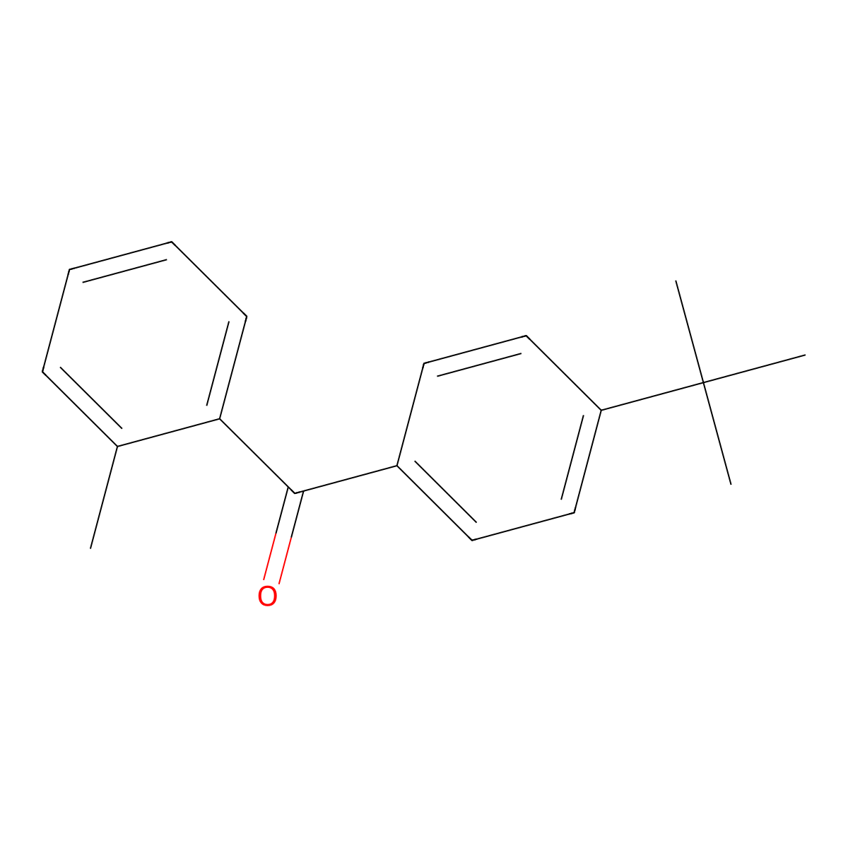 4-Tert-butyl-2'-methylbenzophenone molecular structure, CAS 14252-16-5