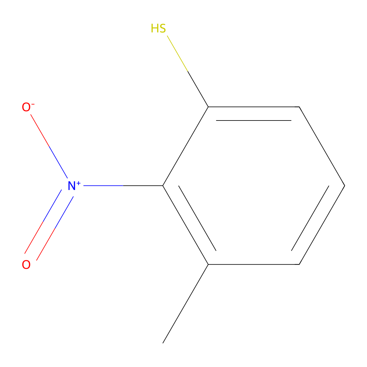 3-Methyl-2-nitrobenzene-1-thiol molecular structure, CAS 1425212-71-0