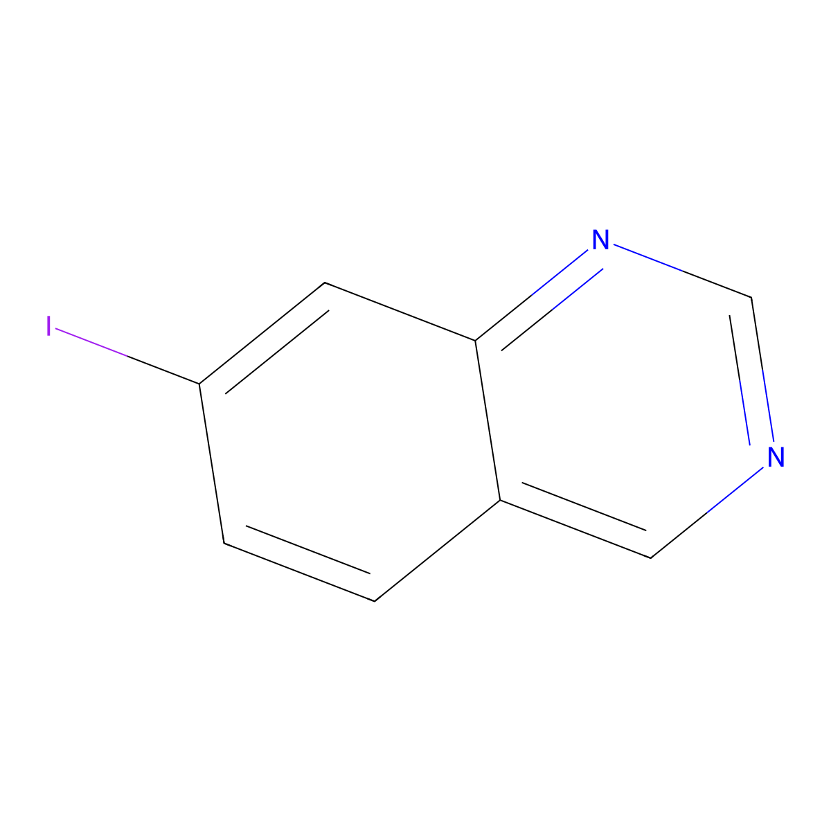7-Iodoquinazoline molecular structure, CAS 1425310-59-3