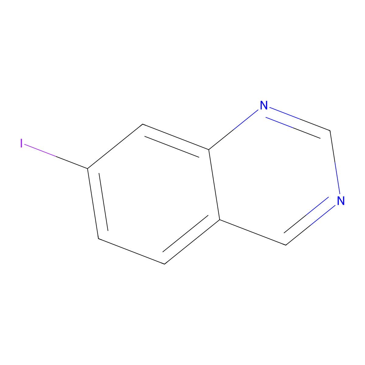 7-Iodoquinazoline molecular structure, CAS 1425310-59-3