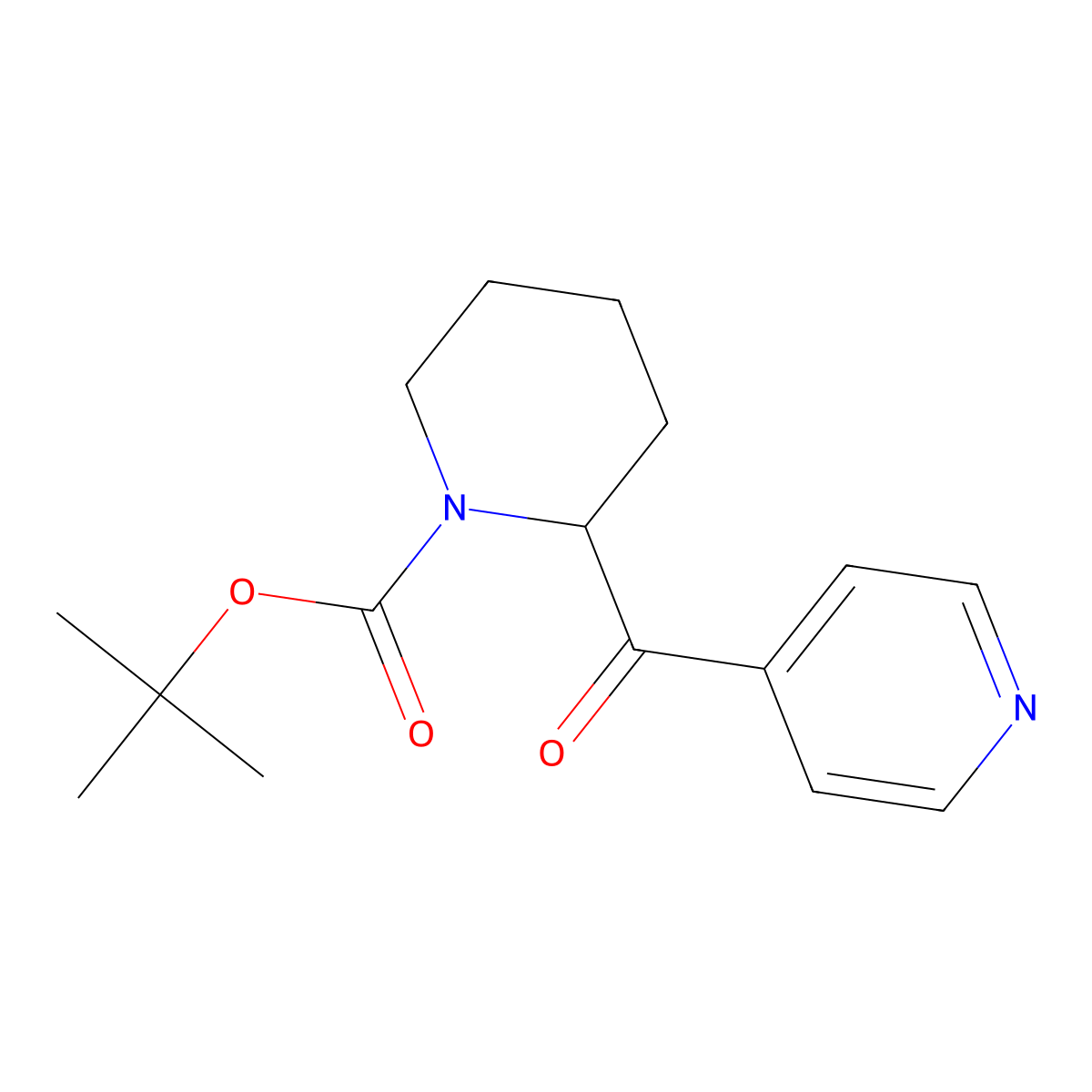 Tert-Butyl 4-Picolinoylpiperidine-1-Carboxylate molecular structure, CAS 1425367-67-4