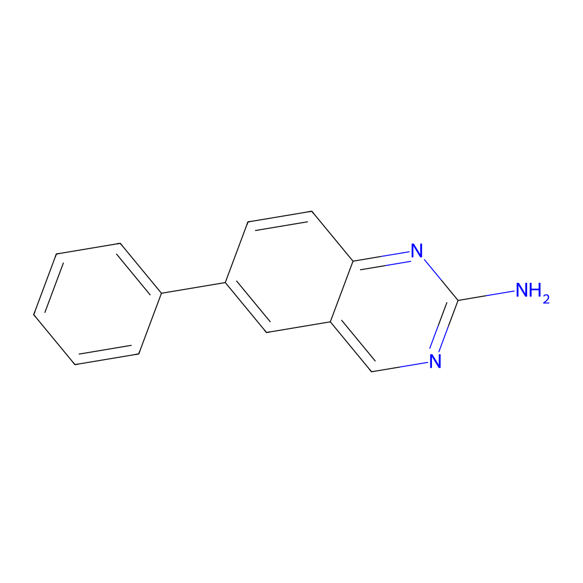 6-Phenylquinazolin-2-amine molecular structure, CAS 1425503-93-0