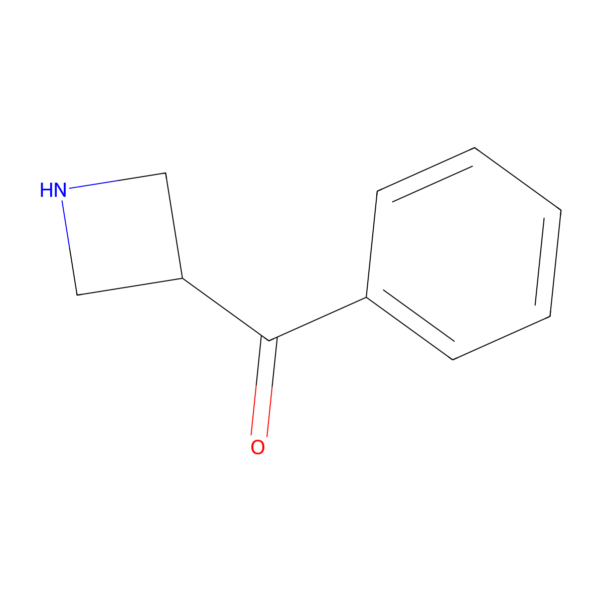 3-Benzoylazetidine molecular structure, CAS 1425540-60-8