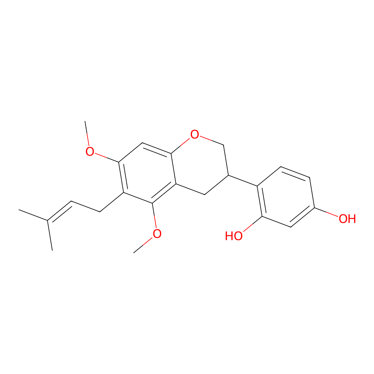 Glyasperin D molecular structure, CAS 142561-10-2