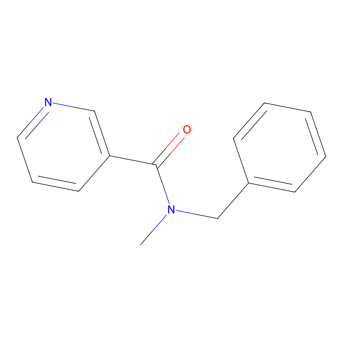 N-benzyl-N-methylnicotinamide molecular structure, CAS 142565-99-9