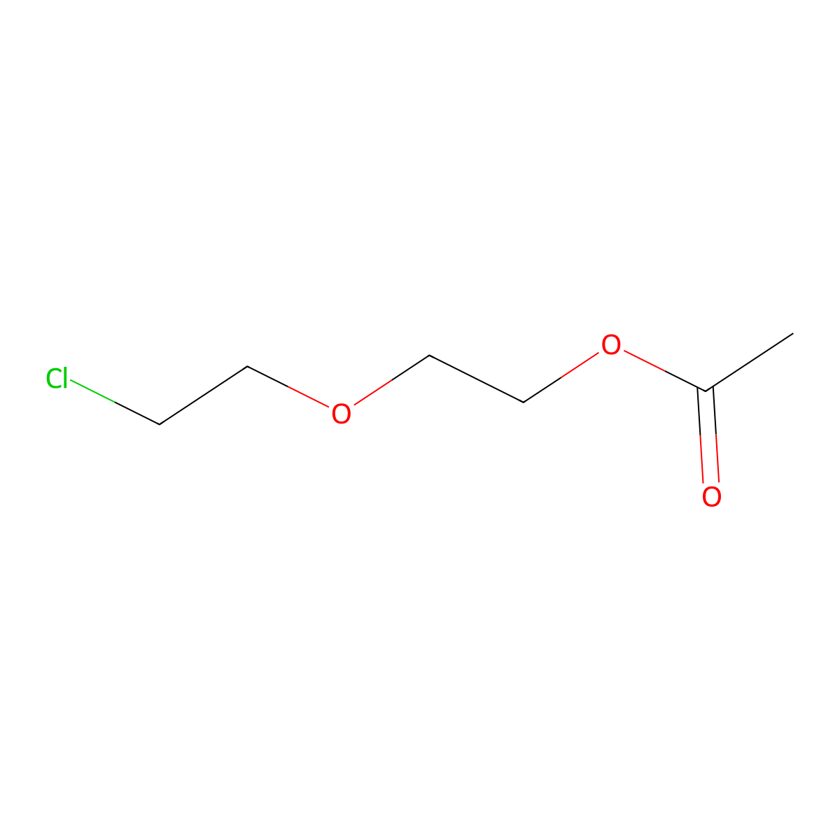 2-(2-Chloroethoxy)ethyl acetate molecular structure, CAS 14258-40-3