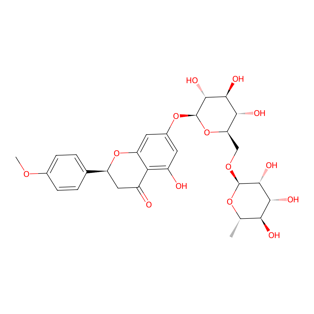 Didymin molecular structure, CAS 14259-47-3