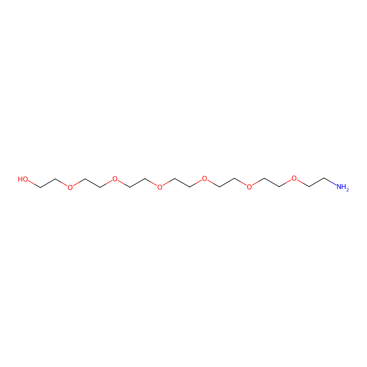 Amino-PEG7-alcohol molecular structure, CAS 1425973-14-3