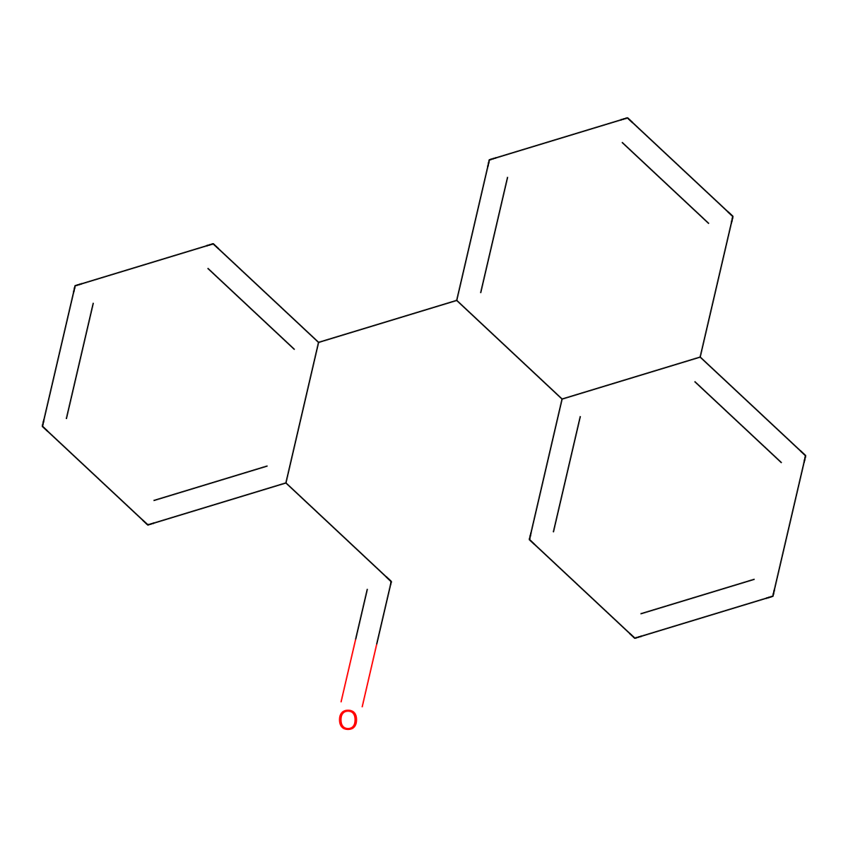 2-(Naphthalen-1-yl)benzaldehyde molecular structure, CAS 142598-69-4