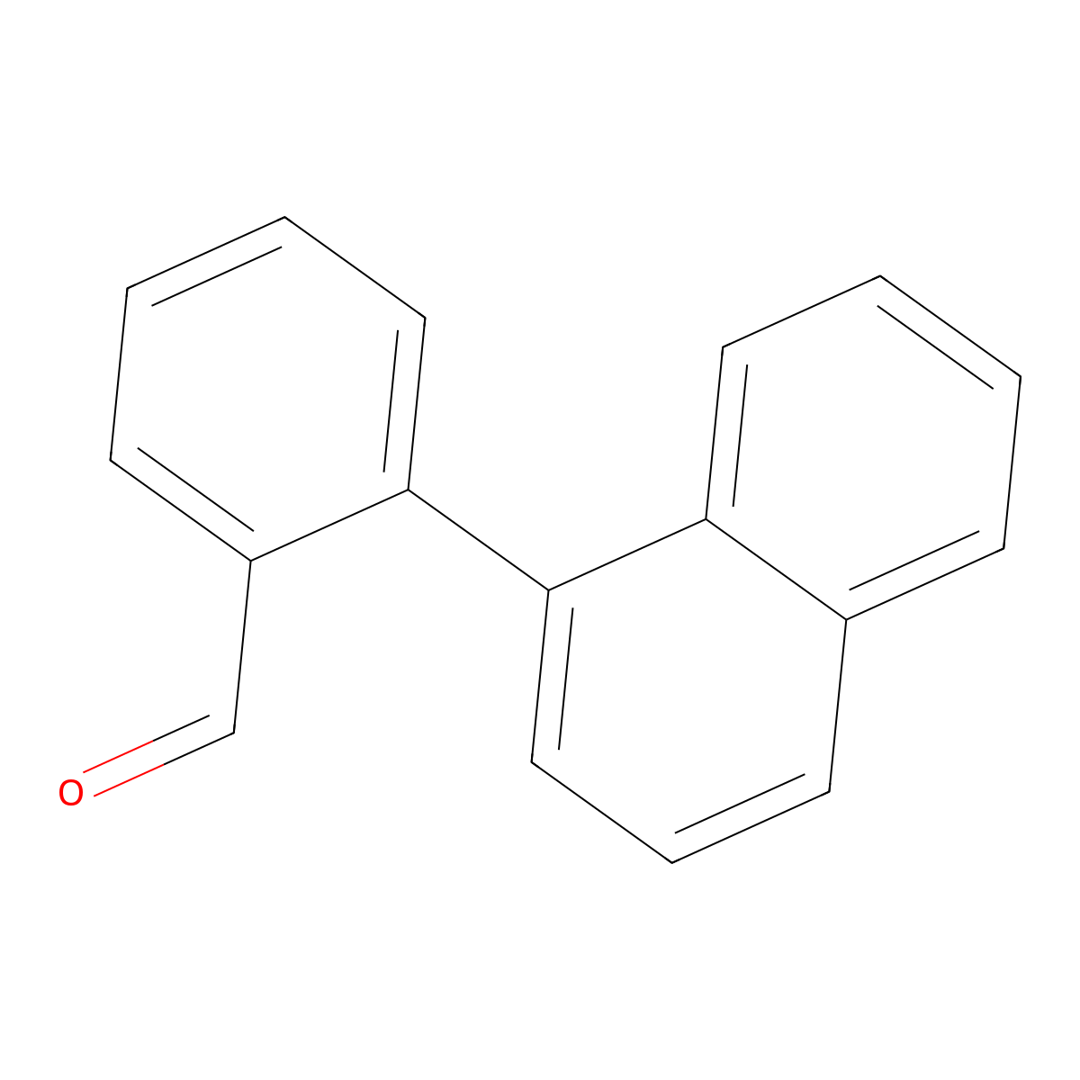 2-(Naphthalen-1-yl)benzaldehyde molecular structure, CAS 142598-69-4
