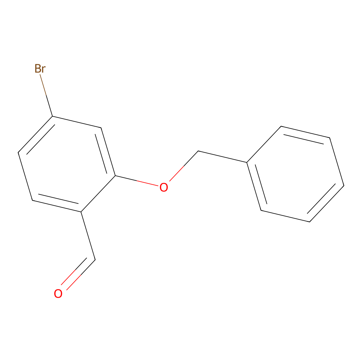 2-(Benzyloxy)-4-bromobenzaldehyde molecular structure, CAS 142602-43-5