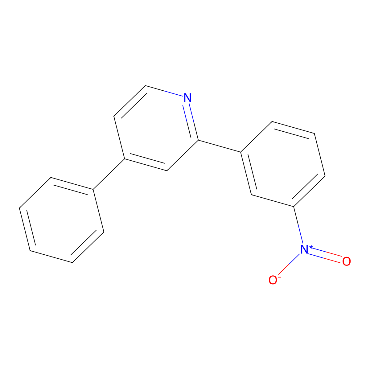 2-(3-Nitrophenyl)-4-phenylpyridine molecular structure, CAS 1426022-18-5