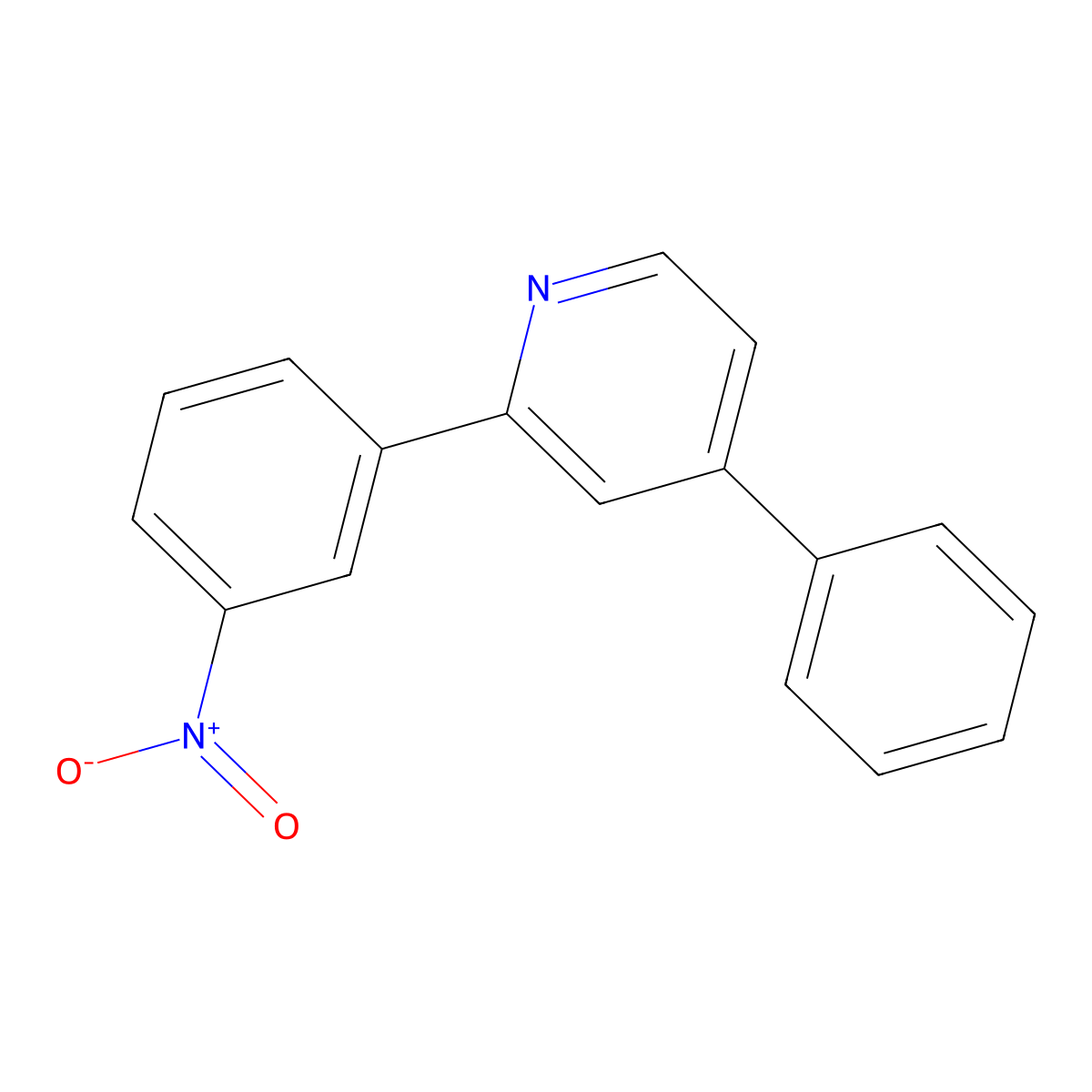 2-(3-Nitrophenyl)-4-phenylpyridine molecular structure, CAS 1426022-18-5