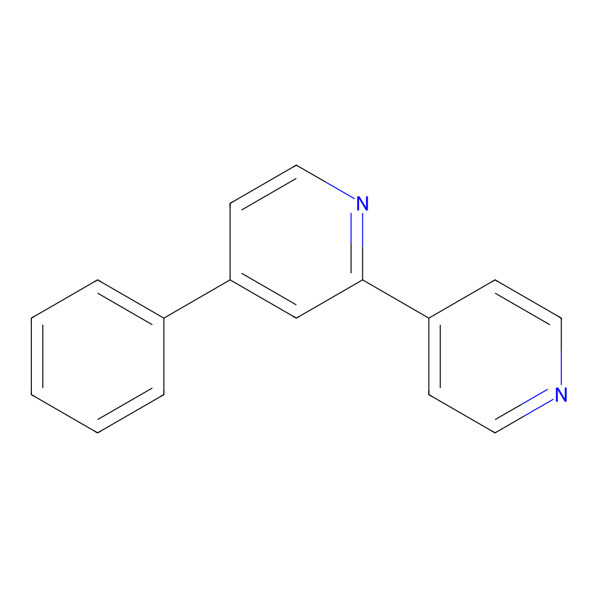 4-Phenyl-2,4'-bipyridine molecular structure, CAS 1426022-25-4