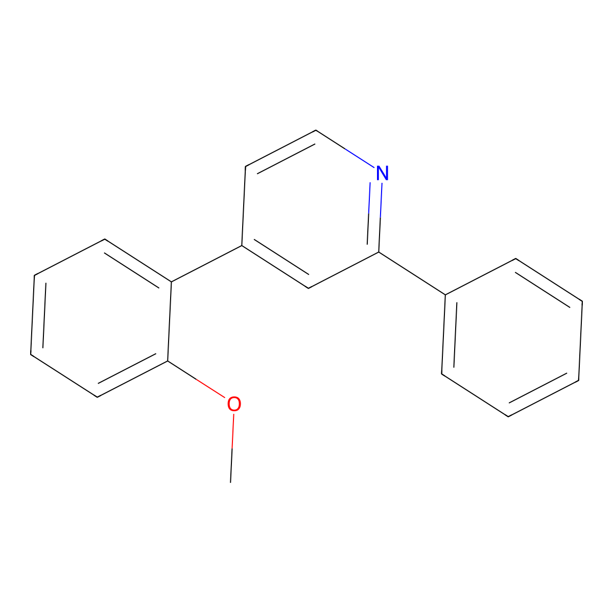 4-(2-Methoxyphenyl)-2-phenylpyridine molecular structure, CAS 1426022-44-7