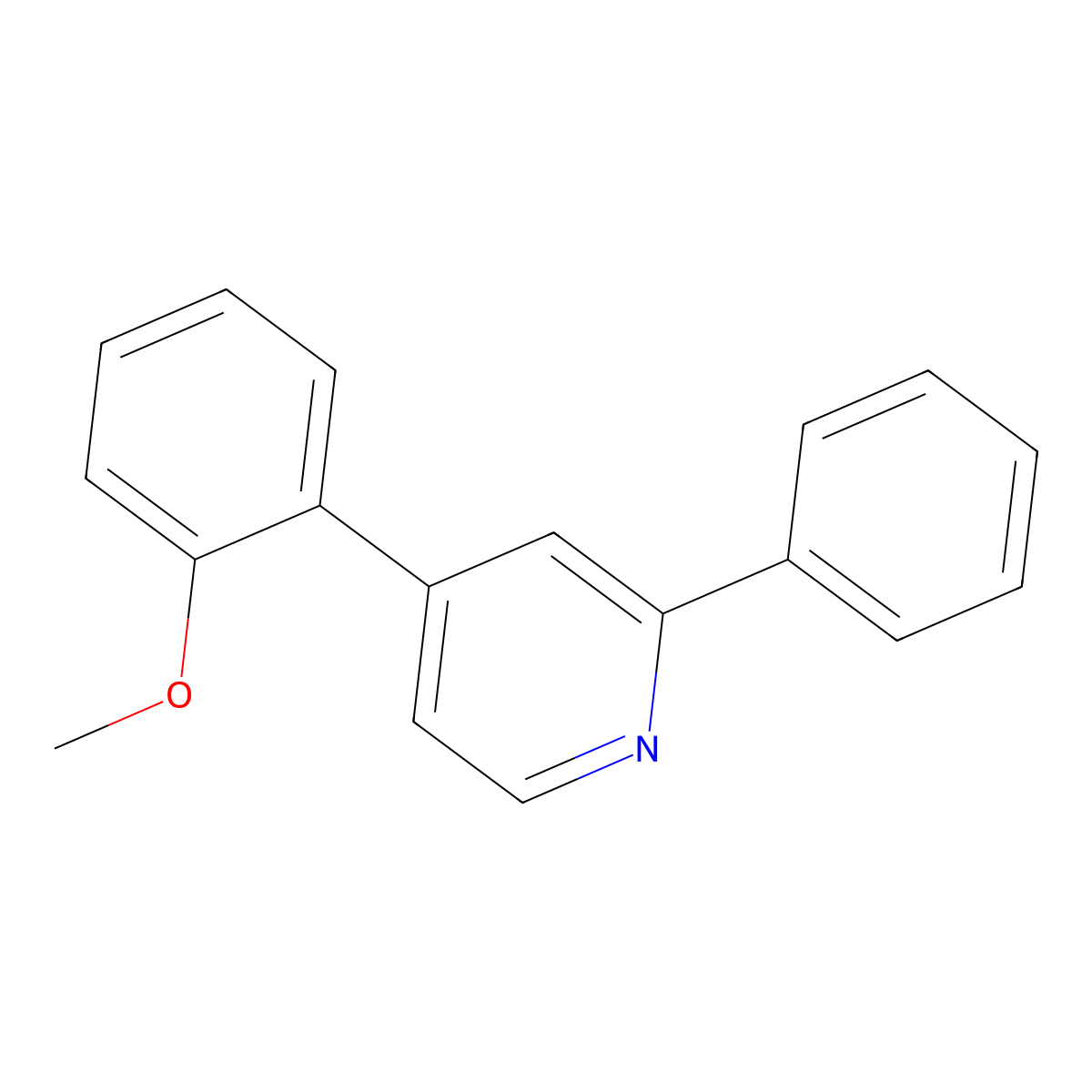 4-(2-Methoxyphenyl)-2-phenylpyridine molecular structure, CAS 1426022-44-7